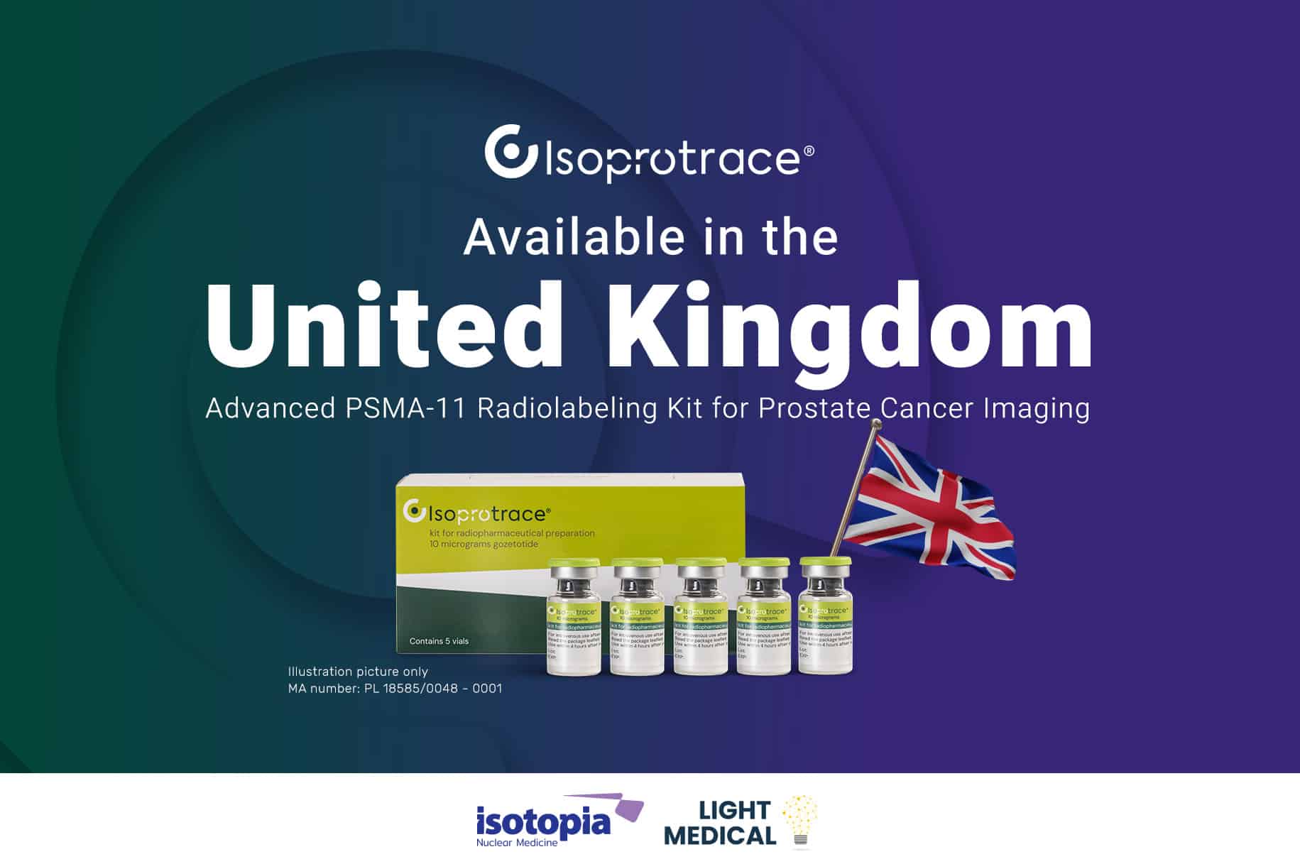 Isoprotrace now available in the United Kingdom