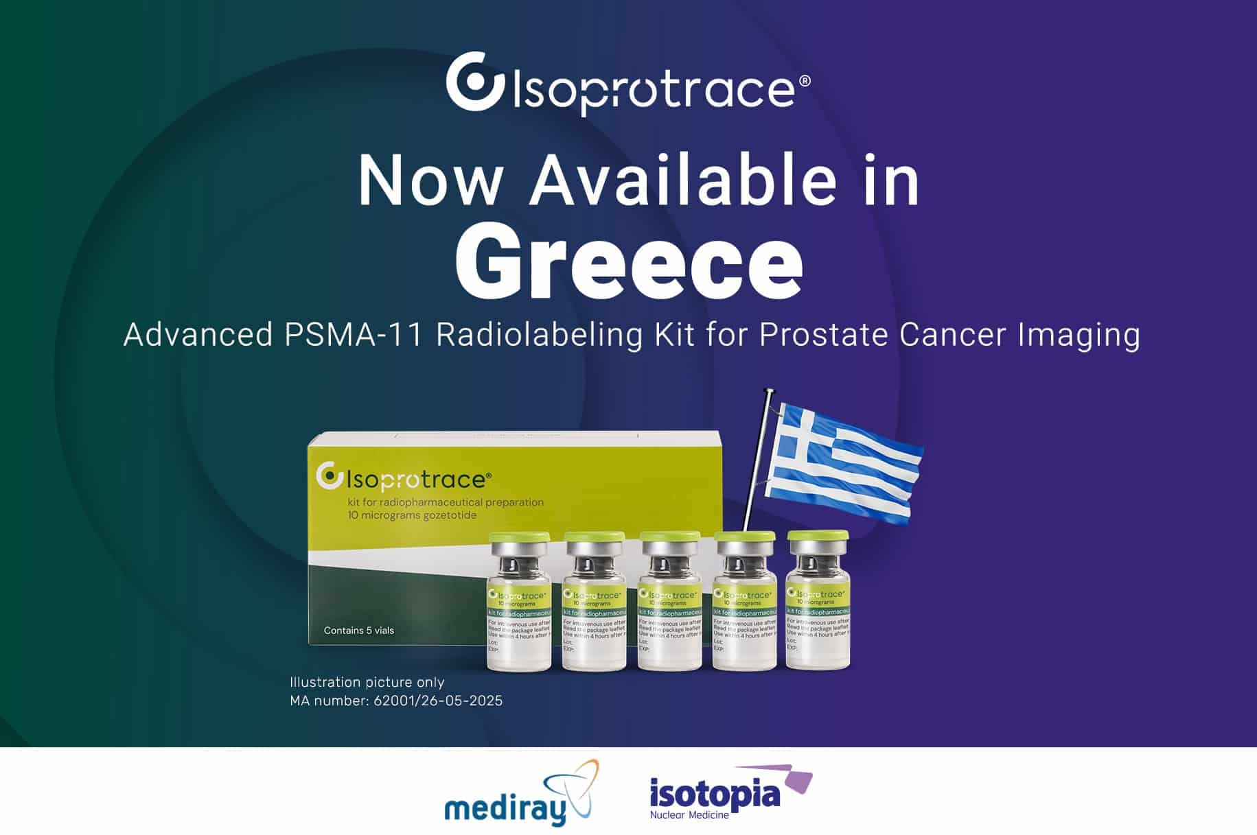 Isotopia Announces Launch of Isoprotrace® in Greece, Expanding Access to Advanced Prostate Cancer Imaging